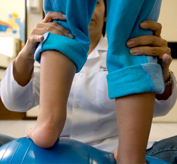 Foto fisioterapeuta Escuela