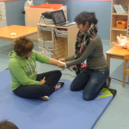 Curso primeros auxilios en la escuela infantil Nemomarlin Majadahonda