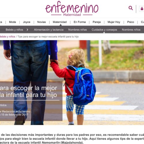 Tips para escoger la mejor escuela infantil
