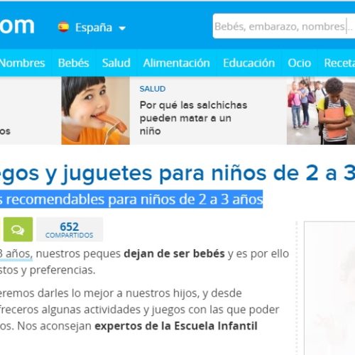 Los mejores juegos y juguetes para niños de 2 a 3 años