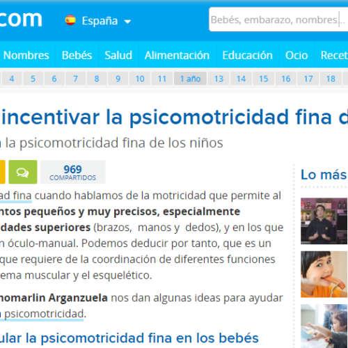 15 juegos para incentivar la psicomotricidad fina de los bebes