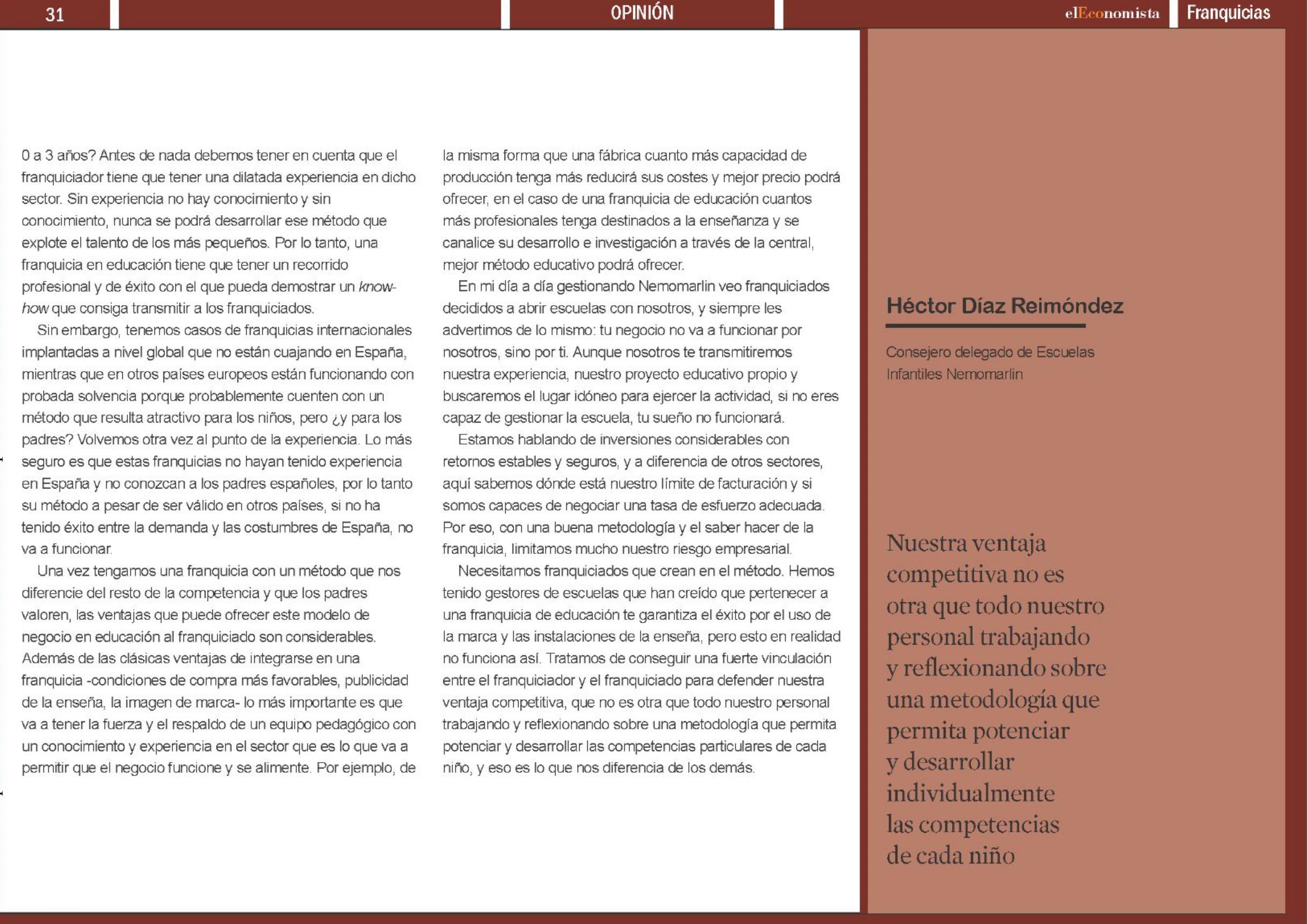 Noticia El Economista Nemomarlin Escuelas Infantiles