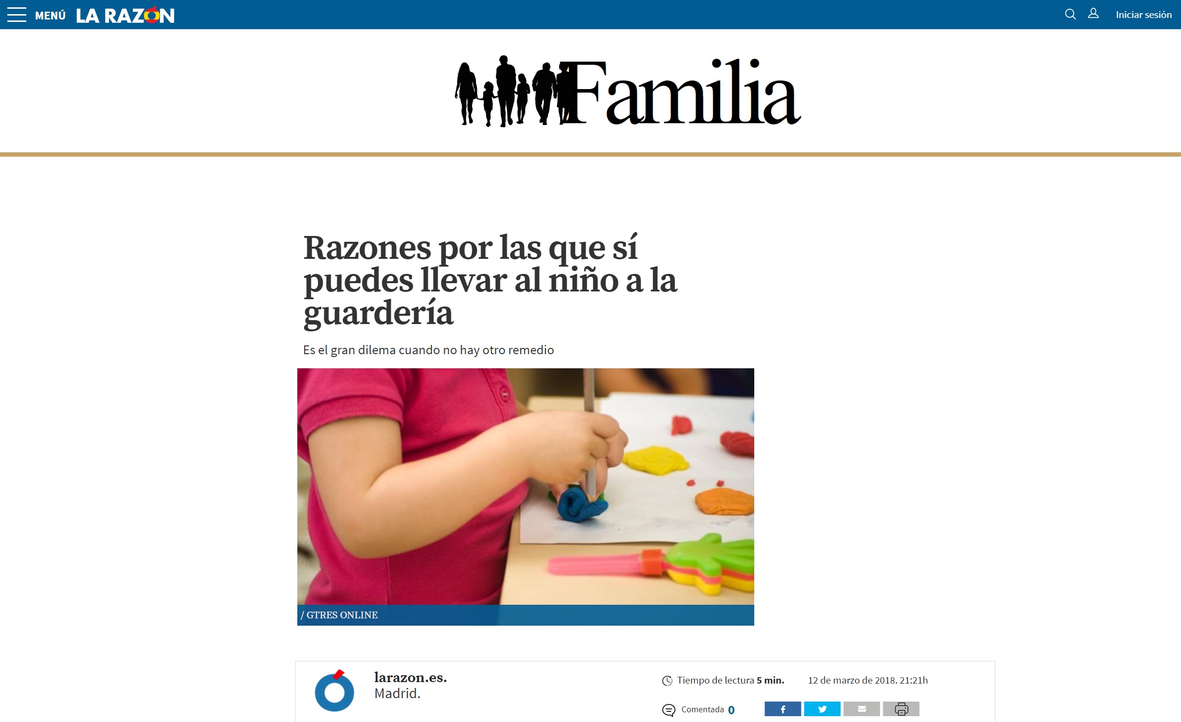 Portada noticia guarderias Nemomarlin- razonas por las que sí puedes llevar al niño a la guardería