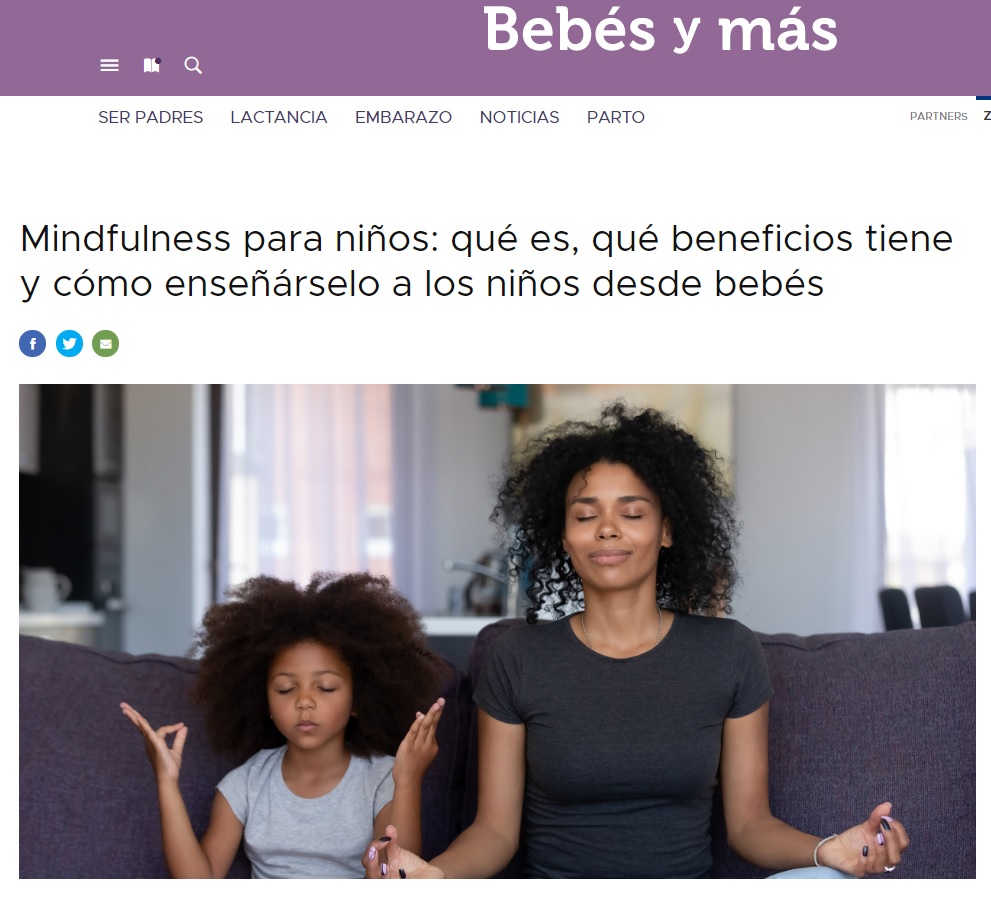 aparicion prensa Nemomarlin, mindfulness en bebes
