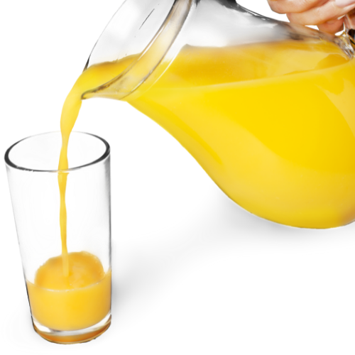 zumo de naranja menos saludable