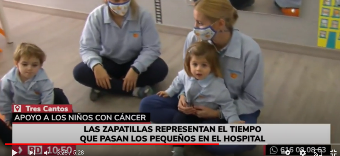 Visita Telemadrid escuelas Nemomarlin en colaboración con Juegaterapia