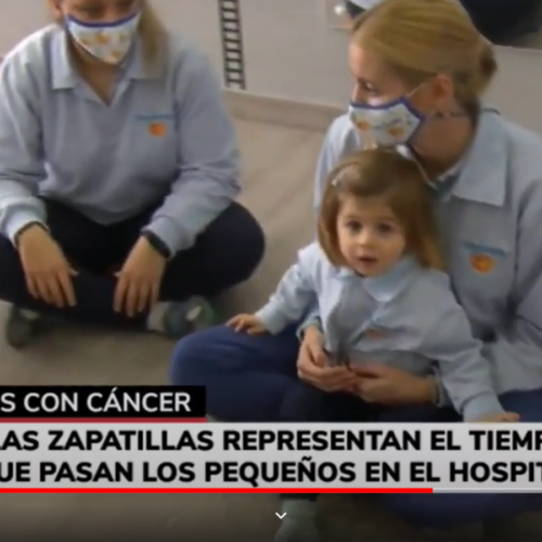 Visita Telemadrid escuelas Nemomarlin en colaboración con Juegaterapia