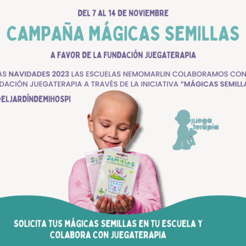 Nemomarlin se une a la campaña “Mágicas Semillas” en apoyo a la Fundación Juegaterapia