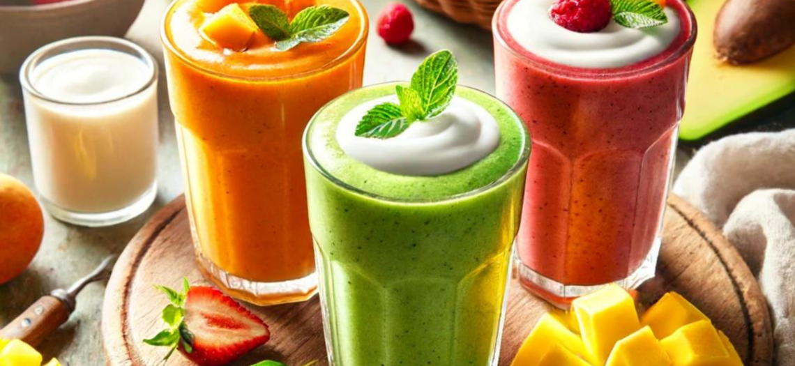 Smoothies de verano saludables para toda la familia