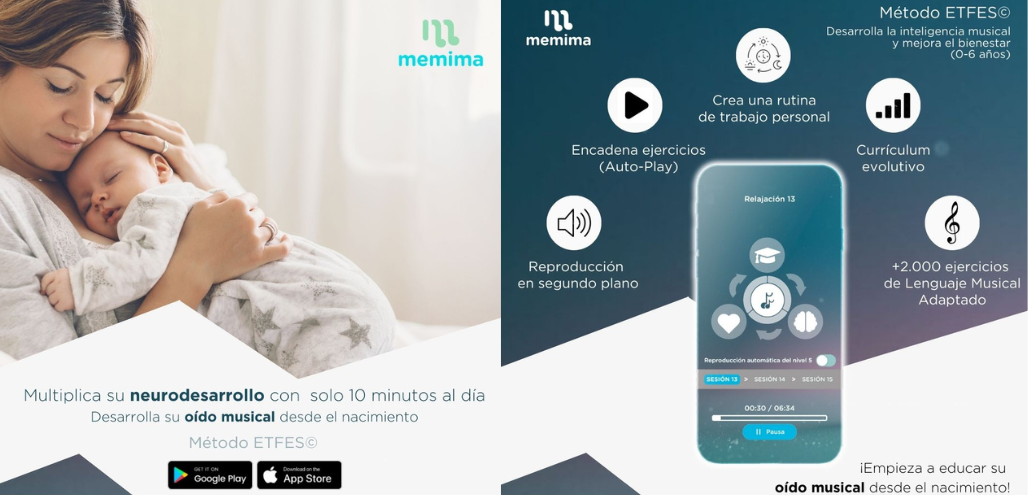 App Memima Baby - Nemomarlin