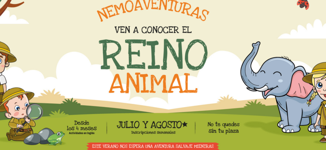 🐾 Este verano… ¡nos vamos de aventura al Reino Animal con Nemomarlin! 🌍